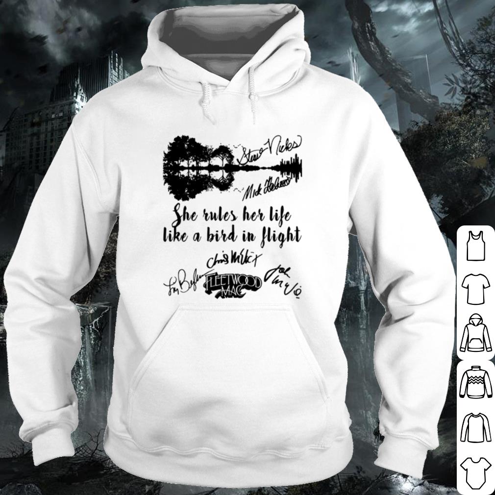 7a2cd6f5 pretty she rules her life like a bird in flight fleetwood mac signature shirt 4 - Pretty She Rules Her Life Like A Bird In Flight Fleetwood Mac Signature shirt