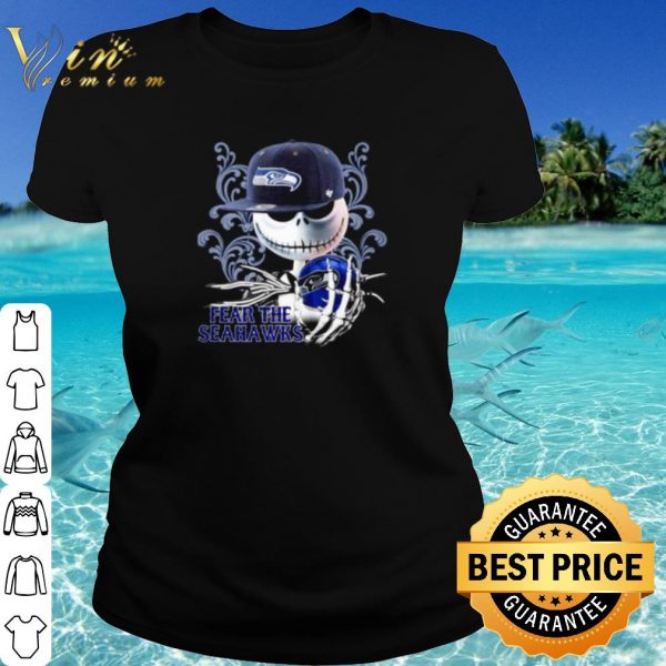 Original Jack Skellington fear the Seattle Seahawks shirt