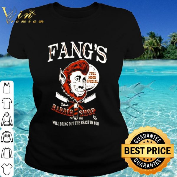 Top Fang's will bring your the beast in you shirt
