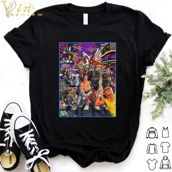Cool A tribute to 80s pop culture shirt