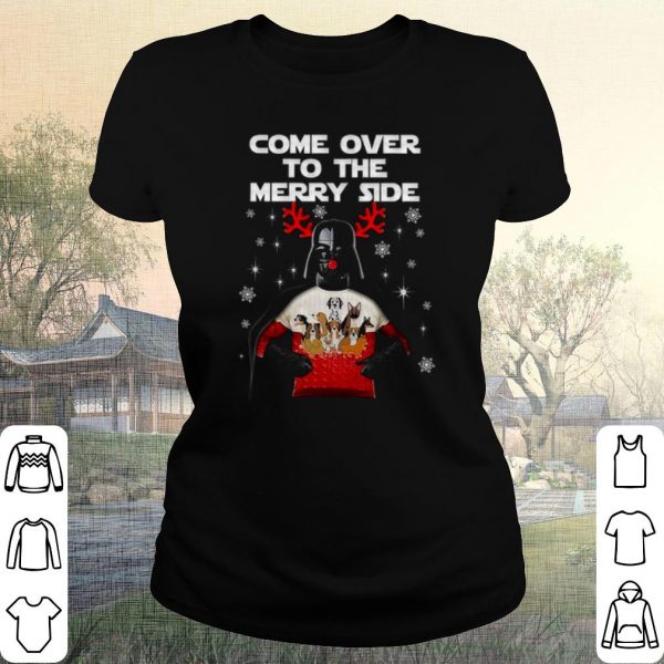 Pretty Santa Darth Vader Come Over To The Merry Side shirt