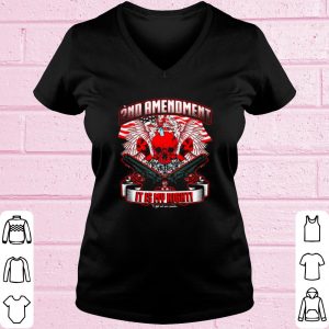 Cool Skull 2nd Amendment It Is My Right shirt 1