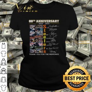 Pretty 88Th Anniversary 1933 2021 Steelers thank you for the memories shirt 1