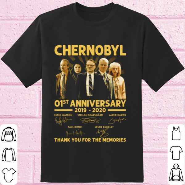 Top Chernobyl 01st Anniversary Thank You For The Memories Signature shirt
