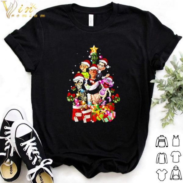 Cool Jeff Dunhams puppets Tree Christmas shirt