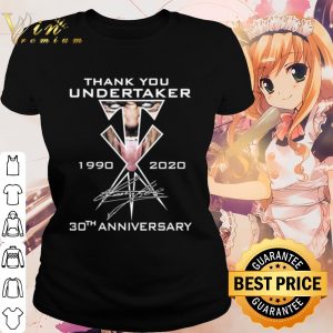 Cool Thank You Undertaker 1990 2020 30th Anniversary shirt 1