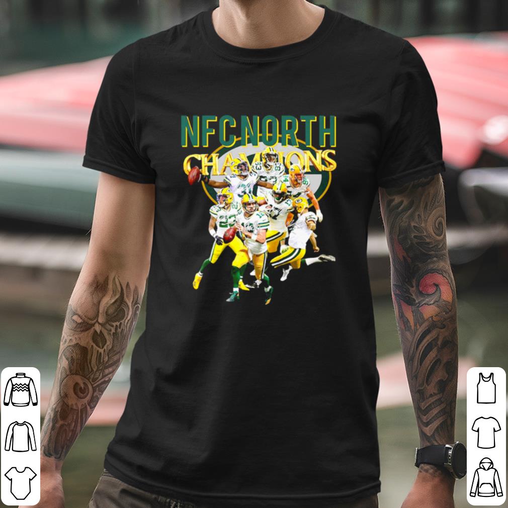 885dda03 top green bay packers nfc north champions players shirt 4 - Top Green Bay Packers Nfc North Champions Players shirt