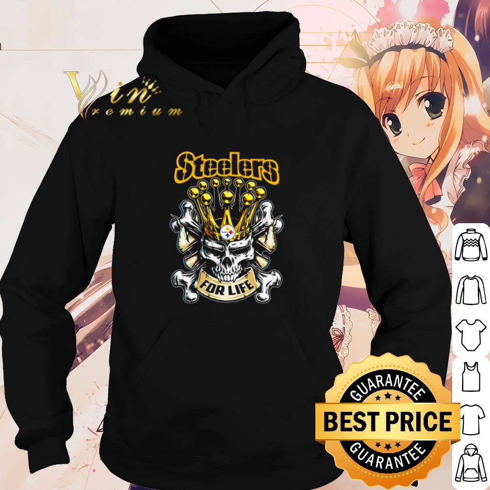 8c03d8f1 pretty king skull pittsburgh steelers for life shirt 4 - Pretty King Skull Pittsburgh Steelers for life shirt