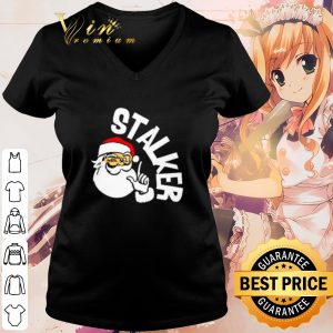 Cool Santa Stalker Christmas shirt 2