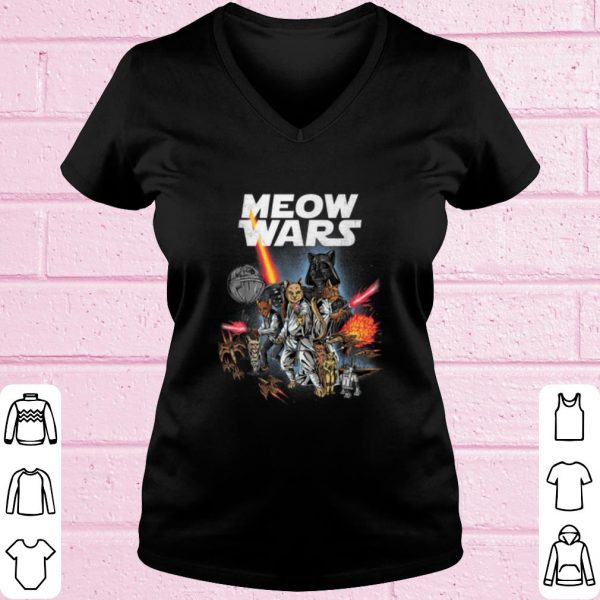 Original Meow Wars Cats Wars Star Wars shirt