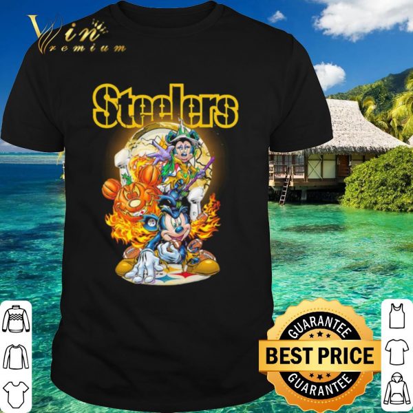 Top Mickey Mouse Pittsburgh Steelers Halloween shirt