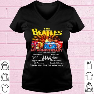 Original The Beatles English Rock Band 60th Anniversary 1960 2020 Signature shirt 1