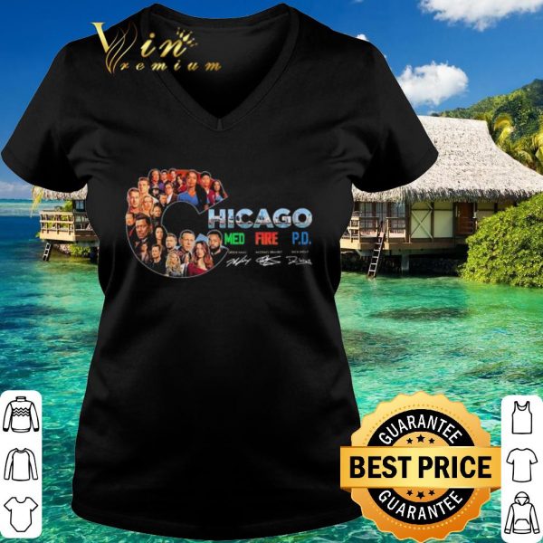 Top Chicago Med Fire PD Signatures Members shirt
