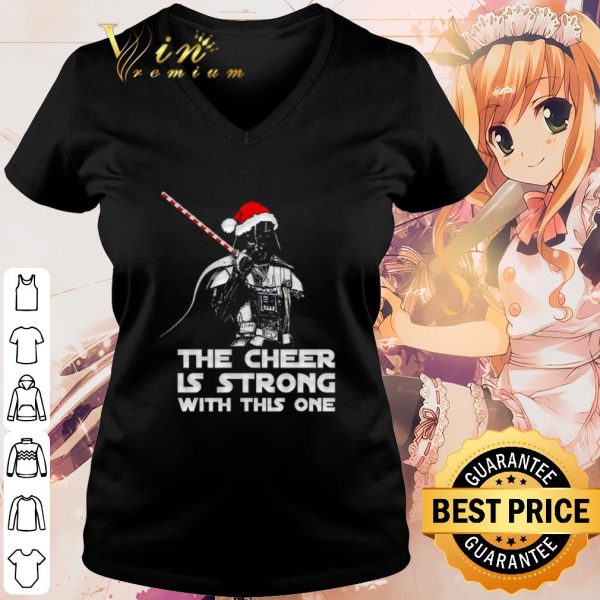 Cool Santa Darth Vader The cheer is strong with this one shirt