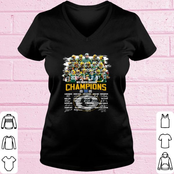 Original Green Bay Packers Nfc North Division Champions 2020 Players Signature shirt
