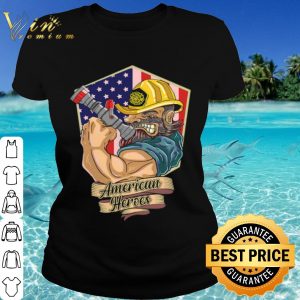 Top Firefighter Man Americans Heros Us Flag shirt 1