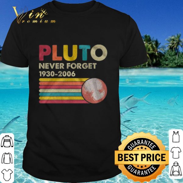 Original Pluto Never Forget 1930 2006 Vintage shirt