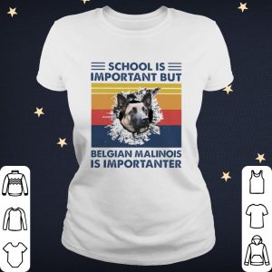 Cool School is important but Belgian Malinois is importanter vintage shirt 1