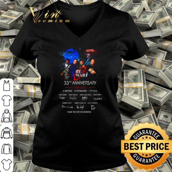 Pretty Red Dwarf Anniversary 1988 2021 thank you for the memories signature shirt