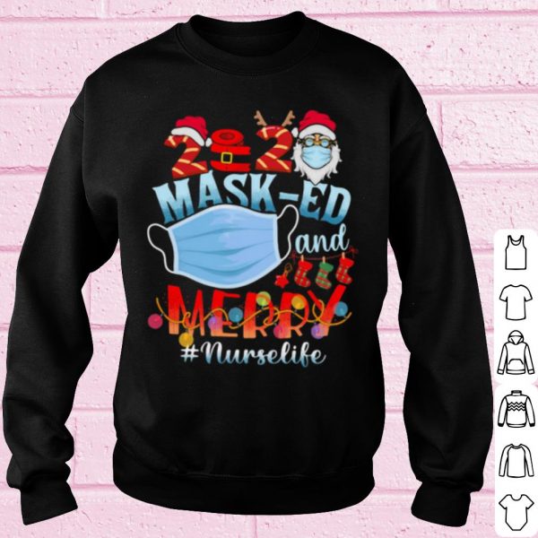 Top 2020 Mash ed And Merry Christmas Nurselife shirt