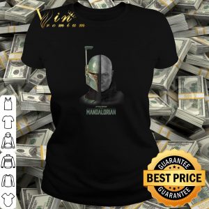 Pretty Star Wars The Mandalorian Boba Fett Split Face shirt 1