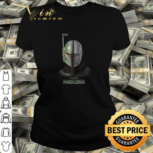 Pretty Star Wars The Mandalorian Boba Fett Split Face shirt