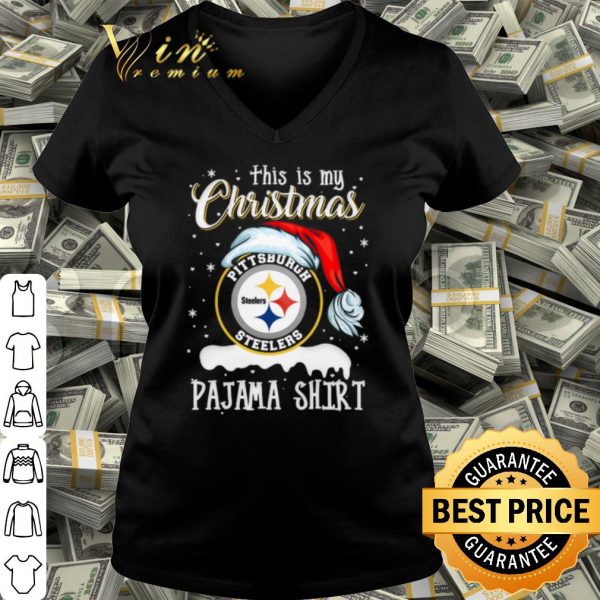 Pretty This is my Chrismas Pittsburgh Steelers Pajama Shirt shirt