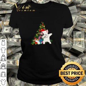 Cool French Bulldog Dabbing Christmas Tree shirt 1