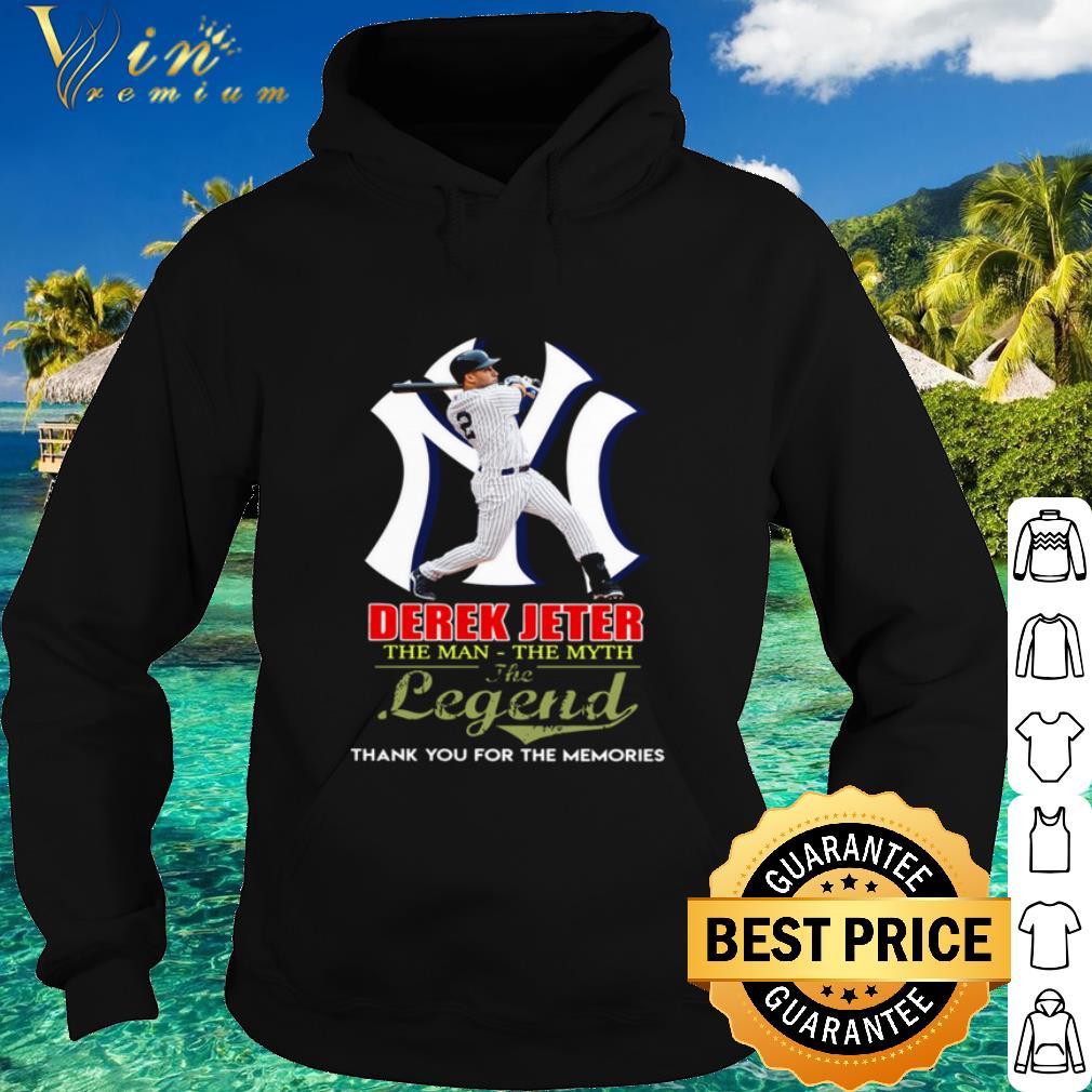 a3e5b546 original derek jeter the man the myth legend thank you for the memories shirt 4 - Original Derek Jeter The Man The Myth Legend Thank You For The Memories shirt