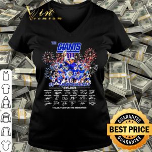 Cool The giants 95 anniversary 1925 2020 thank the memories new year 2021 shirt 2