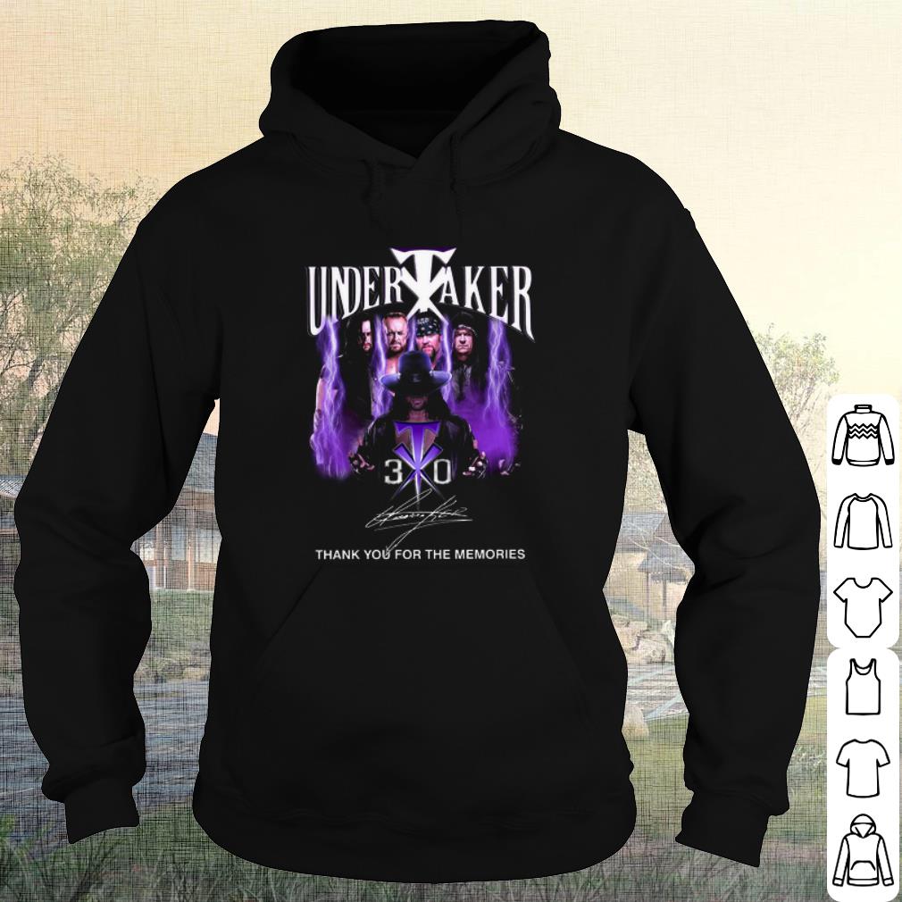 a6edc07b pretty the undertaker 30 thank you for the memories signature shirt 4 - Pretty The Undertaker 30 Thank you for the memories Signature shirt