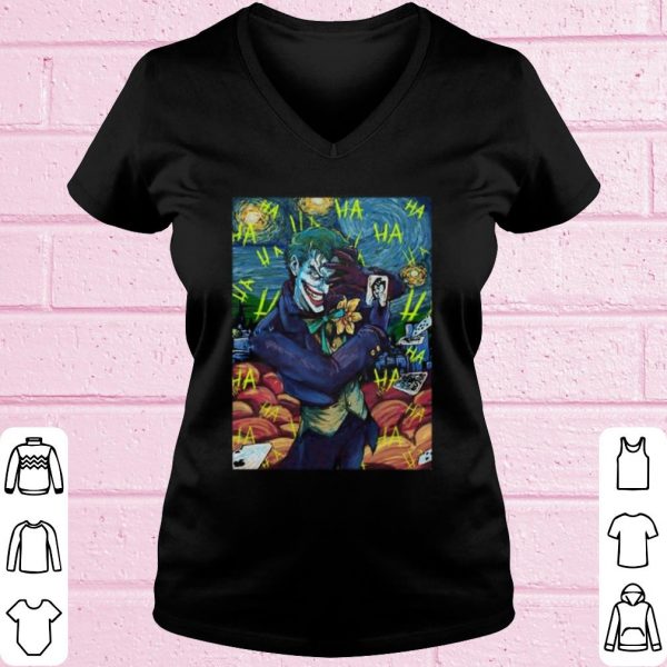 Top The Joker Starry Night Style Portrait shirt