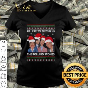 Cool All I want for Christmas is The Rolling Stones shirt 2 Cool All I want for Christmas is The Rolling Stones shirt 2