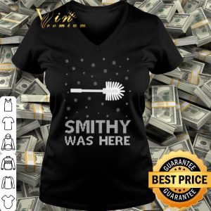 Cool Smithy Was Here Ugly Christmas shirt 2
