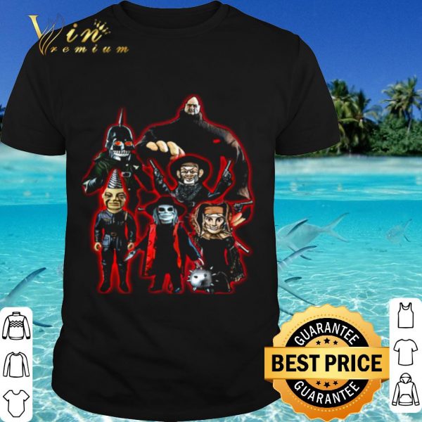 Top Good Puppet Master Horror Movie 80s Blade Pin Head Torch Jester Drill shirt