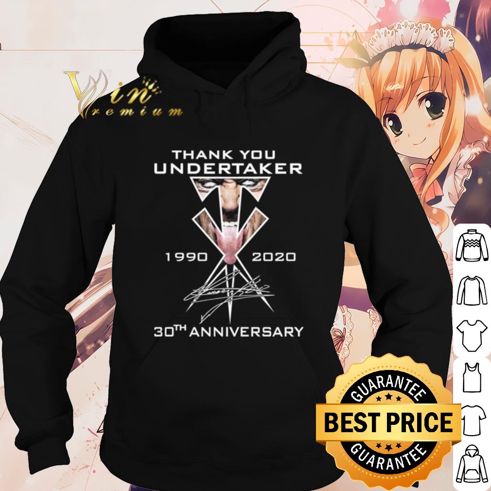 afa0edb2 cool thank you undertaker 1990 2020 30th anniversary shirt 4 - Cool Thank You Undertaker 1990 2020 30th Anniversary shirt