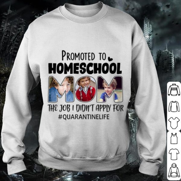 Pretty Promoted To Homeschool Mom The Job I Didnt Apply For Quarantinelife shirt