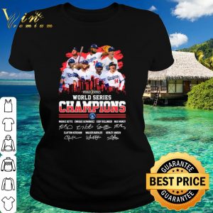Pretty Los Angeles Dodgers 2020 World Series Champions Signatures shirt 1