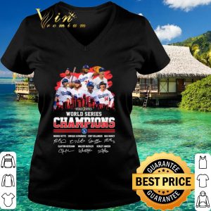 Pretty Los Angeles Dodgers 2020 World Series Champions Signatures shirt 2