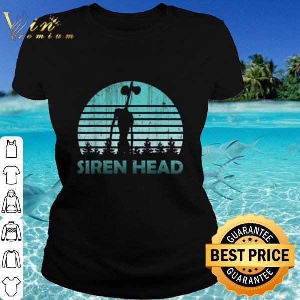 Top Scary Siren Head Horror Vintage shirt