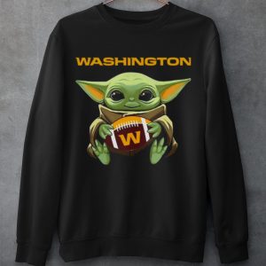 Original Baby Yoda Hug Washington Football shirt 2