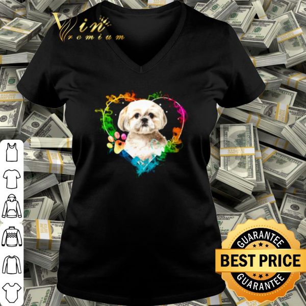 Cool Shih Tzu Heart Color shirt