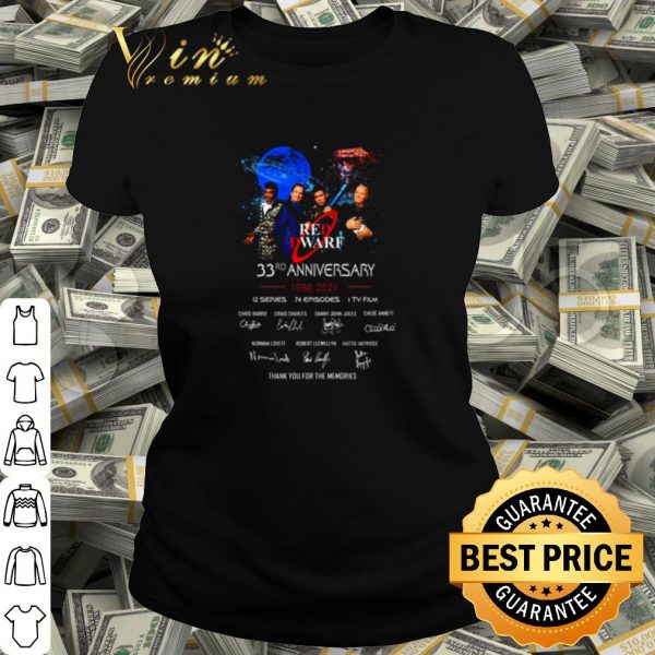 Pretty Red Dwarf Anniversary 1988 2021 thank you for the memories signature shirt