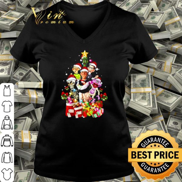 Cool Jeff Dunhams puppets Tree Christmas shirt