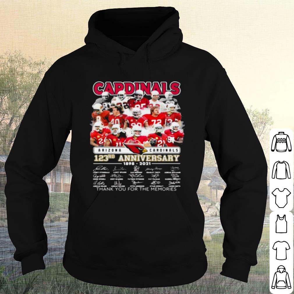 ba2fe4e5 cool arizona cardinals 123rd anniversary thank the memories signature shirt 4 - Cool Arizona Cardinals 123rd Anniversary Thank The Memories Signature shirt