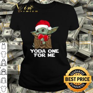 Pretty Santa Yoda Hug Heart Yoda One For Me shirt 1