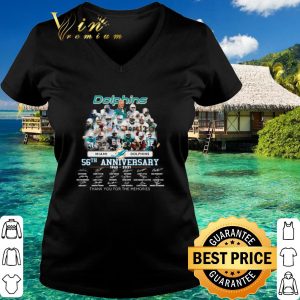 Original Miami Dolphins 56th Anniversary Thank You For The Memories Signature shirt 2