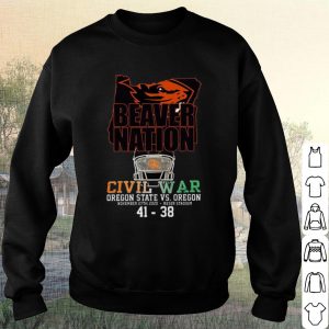 Pretty Beaver Nation Civil War Oregon State Vs Oregon shirt 2