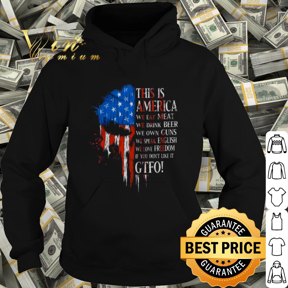 c3bd11bc cool this is america we eat meat we drink beer we own guns we speak english shirt 4 - Cool This is America we eat meat we drink beer we own guns we speak English shirt
