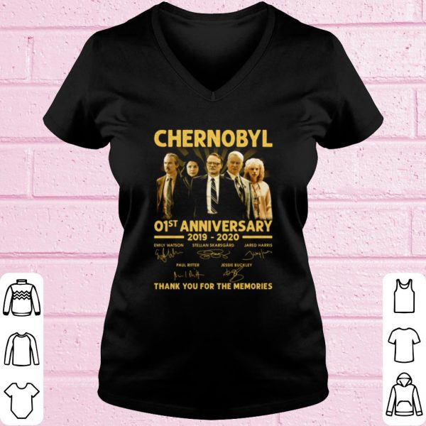 Top Chernobyl 01st Anniversary Thank You For The Memories Signature shirt